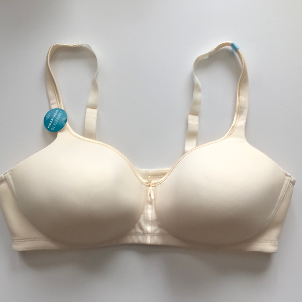 Vanity Fair Body Caress Ivory Bra 42C Convertible